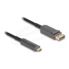 Delock - Kabel adaptéru - USB-C (M) do DisplayPort (M) - USB4 / Thunderbolt 3 / DisplayPort 2.1 - 5 m - neobsahuje halogen