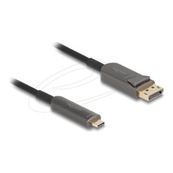 Delock - Kabel adaptéru - USB-C (M) do DisplayPort (M) - USB4 / Thunderbolt 3 / DisplayPort 2.1 - 30 m - neobsahuje halogen
