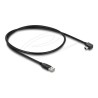 Delock - Kabel USB - USB (M) rovné do mini-USB typ B (M) pravoúhlý - USB 2.0 - 50 cm - cerná