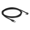 Delock - Kabel USB - USB (M) do mini-USB typ B (M) úhlový - 2 m - up to 480 Mbps data transfer rate - cerná