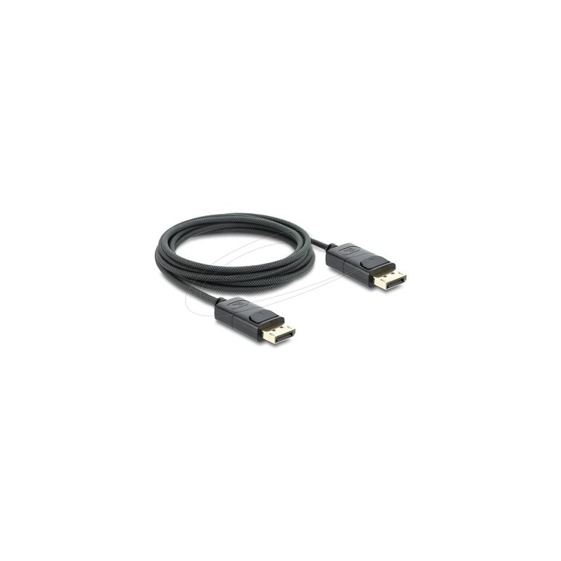 Delock - Kabel DisplayPort - DisplayPort (M) do DisplayPort (M) - 1 m - podpora 8K60Hz (7680 x 4320), podpora 5K120Hz (5120 x