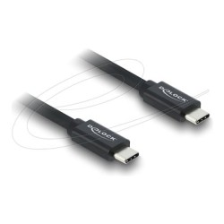 Delock - USB kabel - USB-C (M) do USB-C (M) - USB 3.2 / Thunderbolt 3 - 48 V - 5 A - 1 m - rychlost prenosu dat až 40 Gbps, USB
