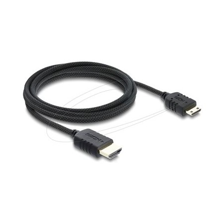 Delock - Ultra High Speed - HDMI kabel - HDMI s piny (male) do 19 pin mini HDMI Type C s piny (male) - 2 m - trikrát stínený