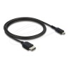 Delock - High Speed - HDMI kabel - HDMI s piny (male) do 19 pin micro HDMI Type D s piny (male) - 1 m - trikrát stínený koaxiál