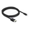 Delock - High Speed - HDMI kabel - HDMI s piny (male) do 19 pin micro HDMI Type D s piny (male) - 3 m - trikrát stínený koaxiál