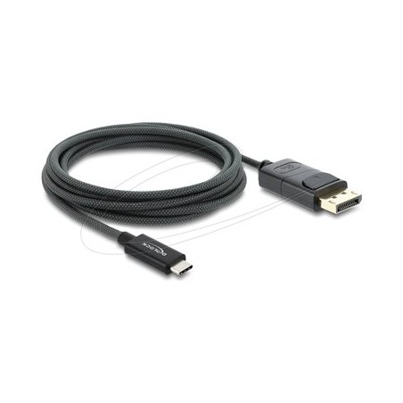 Delock - Kabel adaptéru - USB-C (M) do DisplayPort (M) - DisplayPort 1.2 - 2 m - podpora 4K60 Hz (3840 x 2160), podpora režimu