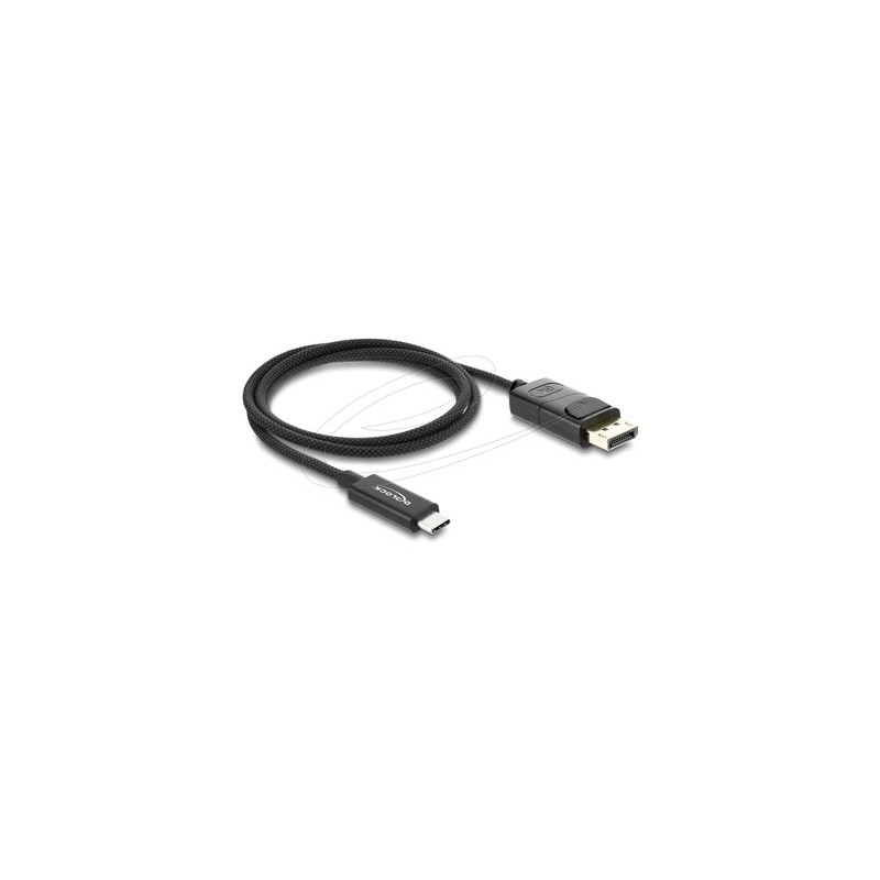 Delock - Kabel adaptéru - USB-C (M) do DisplayPort (M) - DisplayPort 1.2 - 1 m - podpora 4K60 Hz (3840 x 2160), podpora režimu