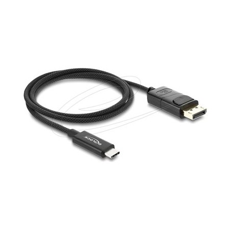 Delock - Kabel adaptéru - USB-C (M) do DisplayPort (M) - DisplayPort 1.2 - 1 m - podpora 4K60 Hz (3840 x 2160), podpora režimu