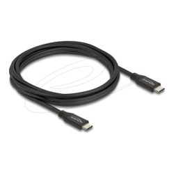 Delock - USB kabel - USB-C (M) do USB-C (M) - USB 3.2 / Thunderbolt 3 - 3 m - USB Power Delivery (60W), podpora 4K60 Hz (3840 x