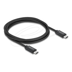 Delock - USB kabel - USB-C (M) do USB-C (M) - USB 3.2 / Thunderbolt 3 - 48 V - 5 A - 2 m - podpora 8K30 Hz (7680 x 4320)