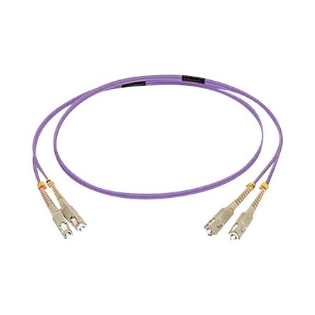 C2G 10m SC/SC OM4 LSZH Fibre Patch - Purple - Patch kabel - SC několik režimů (M) do SC několik režimů (M) - 10 m - 10 m
