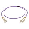 C2G 10m SC/SC OM4 LSZH Fibre Patch - Purple - Patch kabel - SC několik režimů (M) do SC několik režimů (M) - 10 m - 10 m