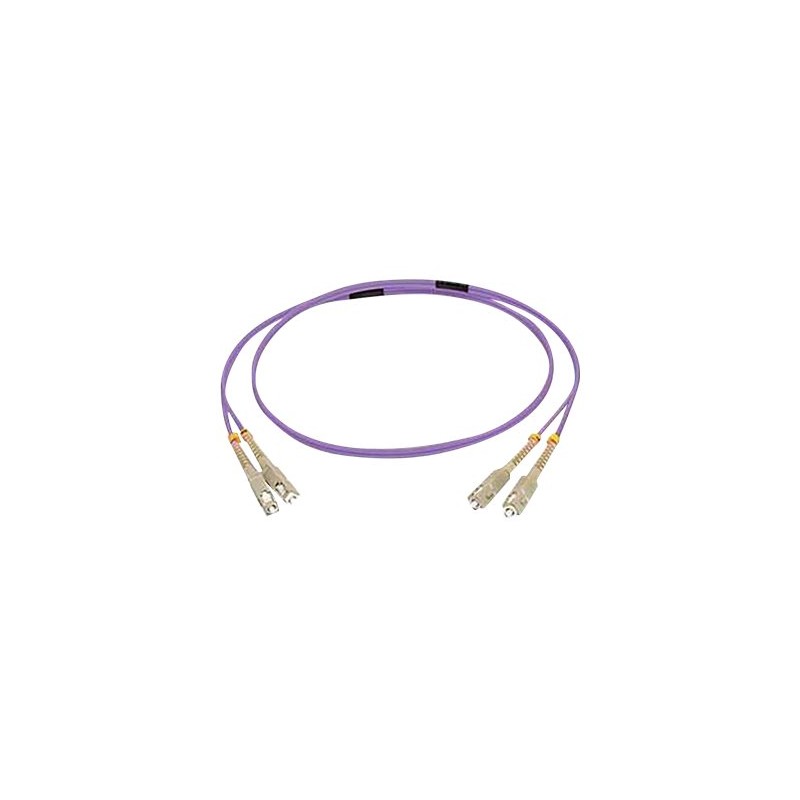 C2G 7m SC/SC OM4 LSZH Fibre Patch - Purple - Patch kabel - SC několik režimů (M) do SC několik režimů (M) - 7 m - 7 m - optické