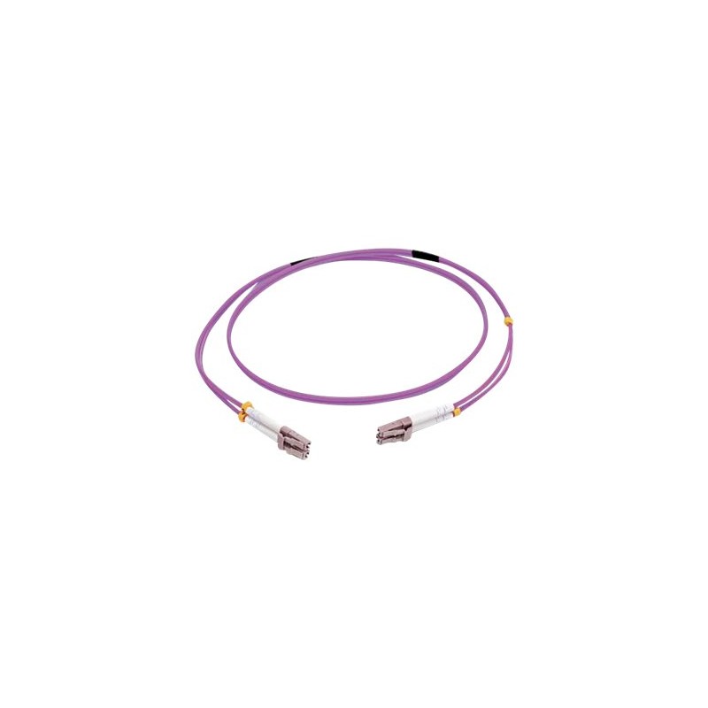 C2G 7m LC/LC OM4 LSZH Fibre Patch - Purple - Patch kabel - multirežim LC (M) do multirežim LC (M) - 7 m - 7 m - optické vlákno