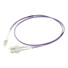 C2G 20m LC/SC OM4 LSZH Fibre Patch - Purple - Patch kabel - multirežim LC (M) do SC několik režimů (M) - 20 m - 20 m - optické