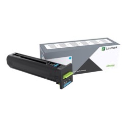 Lexmark - Vysoká výtěžnost - azurová - originální - kazeta s barvivem LCCP, LRP - pro Lexmark CX820de, CX820dtfe