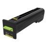 Lexmark - Vysoká výtěžnost - žlutá - originální - kazeta s barvivem LCCP - pro Lexmark CX820de, CX820dtfe