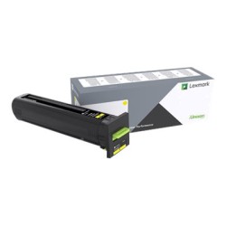 Lexmark - Vysoká výtěžnost - žlutá - originální - kazeta s barvivem LCCP - pro Lexmark CX860de, CX860dte, CX860dte with Asset