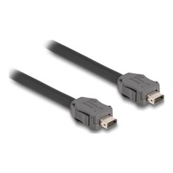 Delock - Patch kabel - ix Industrial (Z) do ix Industrial (Z) - 30 m - 6.5 mm - SSTP - CAT 7 - cerná