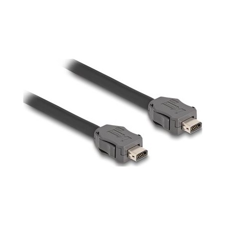 Delock - Patch kabel - ix Industrial (Z) do ix Industrial (Z) - 30 m - 6.5 mm - SSTP - CAT 7 - cerná