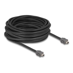 Delock - Sítový kabel - ix Industrial (Z) do ix Industrial (Z) - 10 m - 6.5 mm - SSTP - CAT 7 - cerná