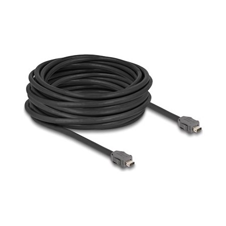 Delock - Sítový kabel - ix Industrial (Z) do ix Industrial (Z) - 10 m - 6.5 mm - SSTP - CAT 7 - cerná