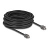 Delock - Sítový kabel - ix Industrial (Z) do ix Industrial (Z) - 10 m - 6.5 mm - SSTP - CAT 7 - cerná