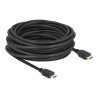 Delock - Vysoká rychlost - kabel HDMI s ethernetem - HDMI s piny (male) do HDMI s piny (male) - 10 m - cerná - podpora 8K60Hz