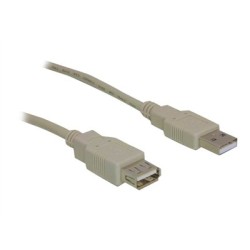 Delock - Prodlužovací šňůra USB - USB (M) do USB (F) - 1.8 m - pro P/N: 61477, 61478, 61693, 61746, 61772, 66202, 88537