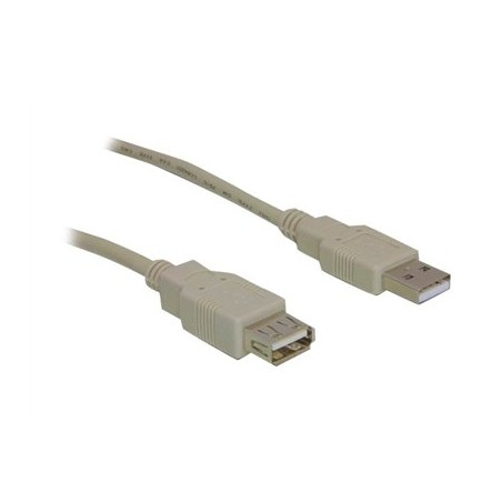 Delock - Prodlužovací šňůra USB - USB (M) do USB (F) - 1.8 m - pro P/N: 61477, 61478, 61693, 61746, 61772, 66202, 88537