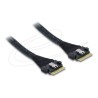 Delock - Interní kabel SAS - 8i Slim SAS (SFF-8654) (M) do 8i Slim SAS (SFF-8654) (M) - 50 cm