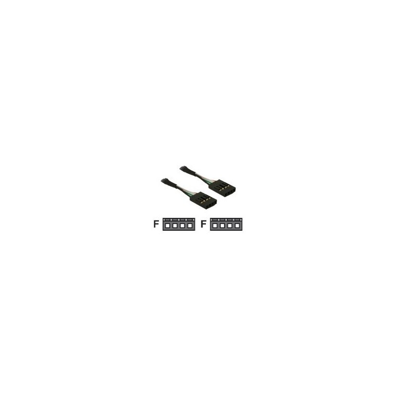 Delock USB Pinheader - Kabel USB - 4kolíkový header USB 2.0 (F) do 4kolíkový header USB 2.0 (F) - 40 cm