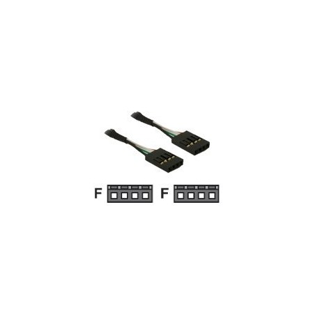 Delock USB Pinheader - Kabel USB - 4kolíkový header USB 2.0 (F) do 4kolíkový header USB 2.0 (F) - 40 cm