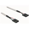 Delock - Kabel USB - 4kolíkový header USB 2.0 (F) do 5kolíkový konektor USB 2.0 (F) - 50 cm