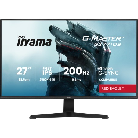 iiyama G-Master/G2771QS-B1/27"/IPS/QHD/200Hz/0,5ms/Černá/3R