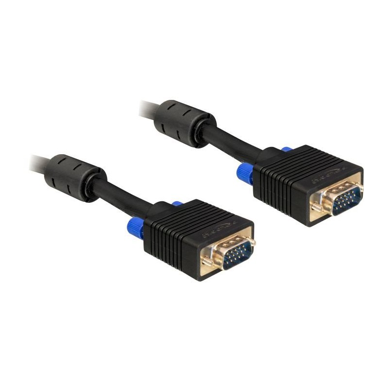 Delock - Kabel VGA - HD-15 (VGA) (M) do HD-15 (VGA) (M) - 1 m