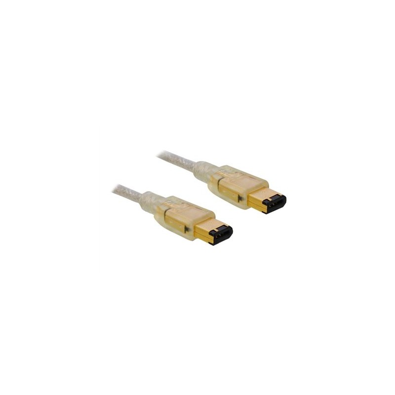Delock - Kabel IEE1394 - FireWire 6 pinů (M) do FireWire 6 pinů (M) - 3 m