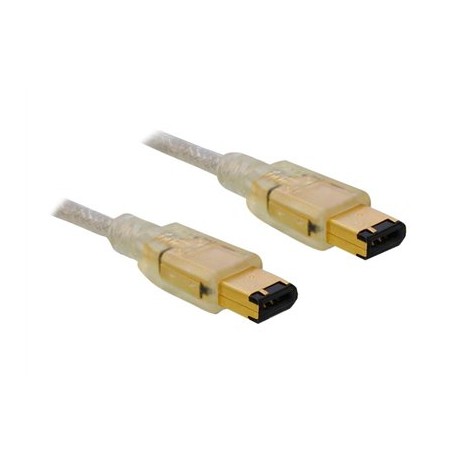 Delock - Kabel IEE1394 - FireWire 6 pinů (M) do FireWire 6 pinů (M) - 3 m