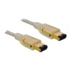 Delock - Kabel IEE1394 - FireWire 6 pinů (M) do FireWire 6 pinů (M) - 3 m