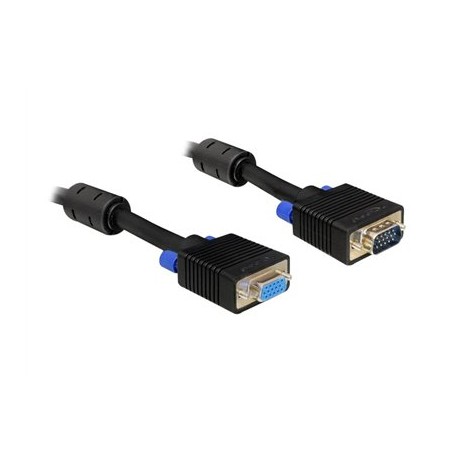 Delock - Prodlužovací šňůra VGA - HD-15 (VGA) (M) do HD-15 (VGA) (F) - 15 m