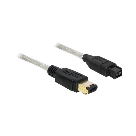 Delock - Kabel IEE1394 - FireWire 800 (M) do FireWire 6 pinů (M) - 3 m