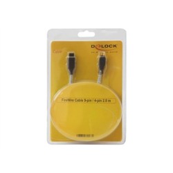 Delock - Kabel IEE1394 - FireWire 800 (M) do FireWire 4 piny (M) - 2 m