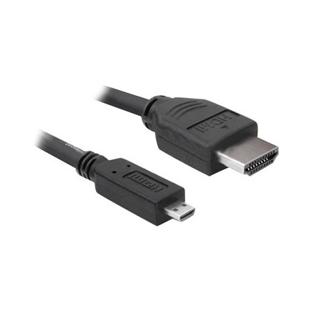 Delock - HDMI kabel - HDMI s piny (male) do 19 pin micro HDMI Type D s piny (male) - 3 m