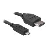 Delock - HDMI kabel - HDMI s piny (male) do 19 pin micro HDMI Type D s piny (male) - 3 m