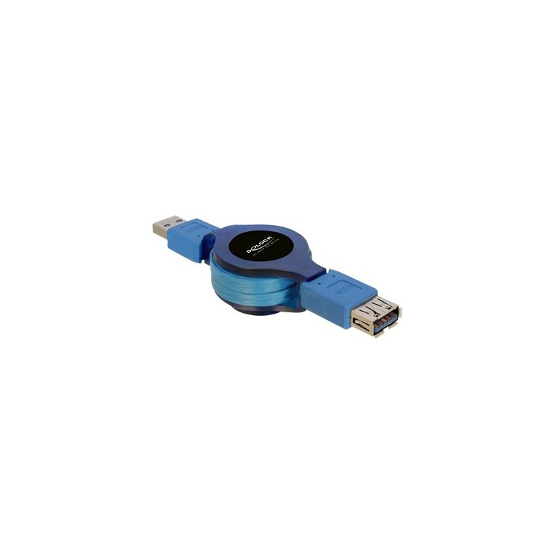 Delock - Kabel USB - USB typ A (M) do USB typ A (F) - USB 3.0 - 1.2 m - vysunutelný