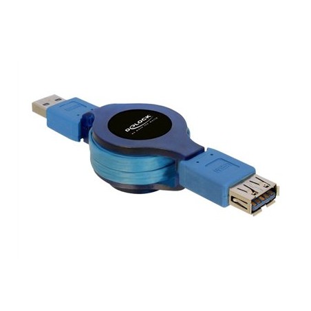 Delock - Kabel USB - USB typ A (M) do USB typ A (F) - USB 3.0 - 1.2 m - vysunutelný