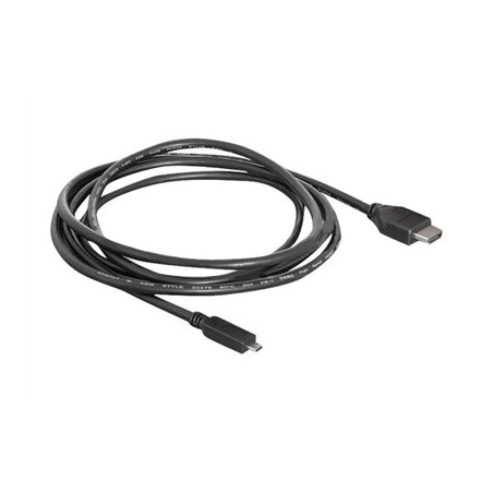 Delock - Kabel HDMI s ethernetem - HDMI s piny (male) do 19 pin micro HDMI Type D s piny (male) - 2 m