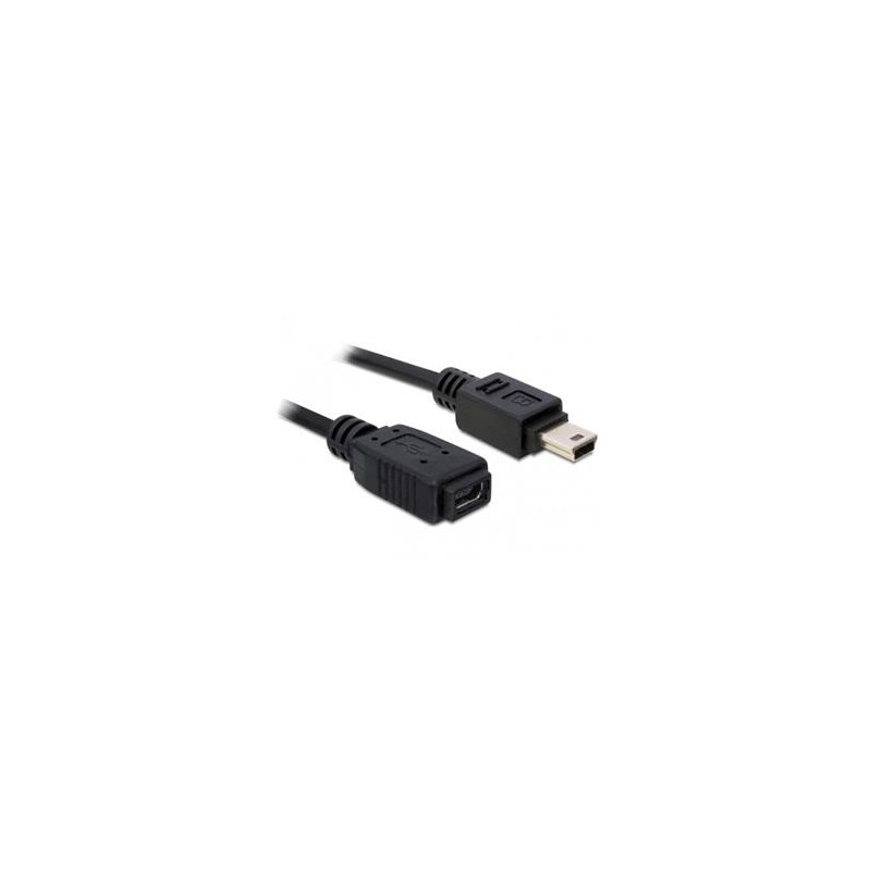 Delock - Kabel USB - mini-USB typ B (M) do mini-USB typ B (F) - 1 m