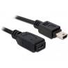 Delock - Kabel USB - mini-USB typ B (M) do mini-USB typ B (F) - 1 m