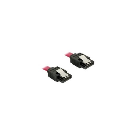 Delock Cable SATA - Kabel SATA - Serial ATA 150/300/600 - SATA (F) do SATA (F) - 1 m - opatřený západkou, přímý konektor